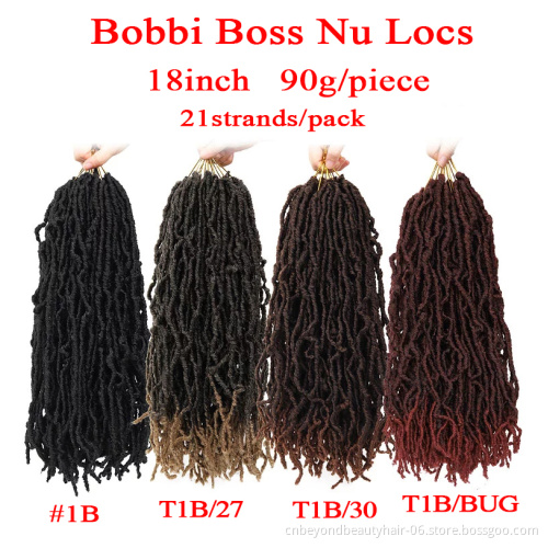 Faux Locs Crochet Hair Crochet Wavy Hair Pre Looped Dreadlocks Natural Goddess Crochet Hair Curly African Roots Braid